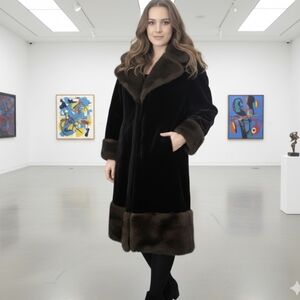 "Donnybrook" 1970's Vintage Faux Fur Coat